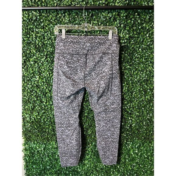 Varley Let's Go Leggings - Ebony Blue Cheetah Sz Large - Picture 2 of 5